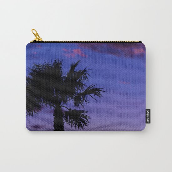Palm Sunset - V Carry-All Pouch