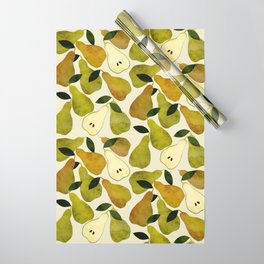 mediterranean pears watercolor Wrapping Paper