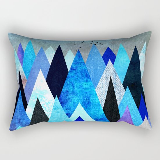 Blue Nature XXV Rectangular Pillow