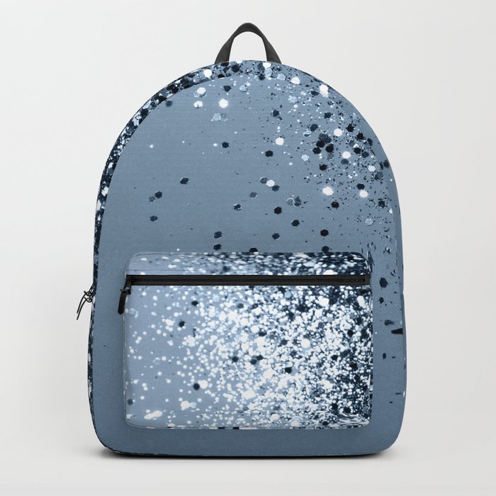 Sparkling Blue Lady Glitter #2 (Faux Glitter) #shiny #decor #art #society6 Backpack