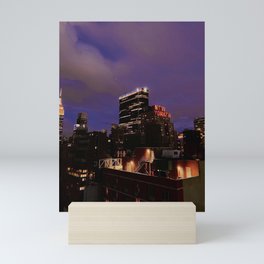 new york skyline Mini Art Print