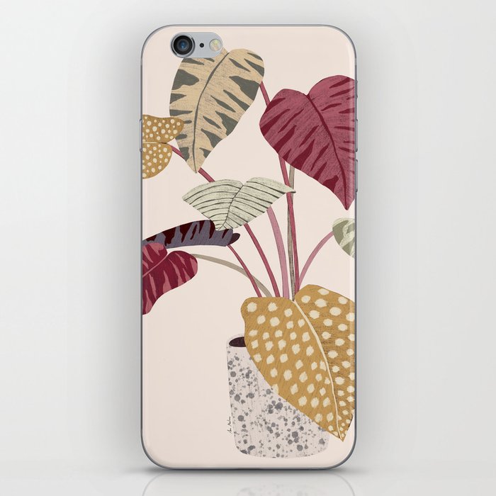 Colorful plant iPhone Skin