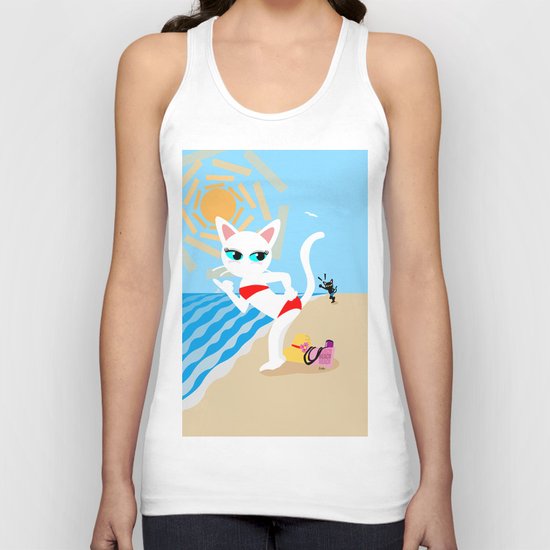 BEACH! Unisex Tank Top