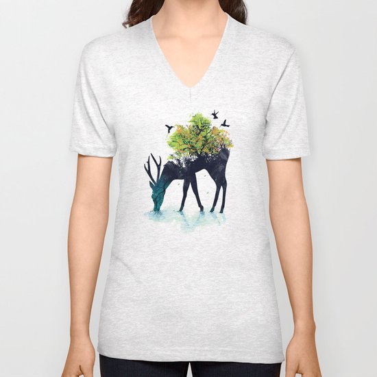 Watering (A Life Into Itself) Unisex V-Neck