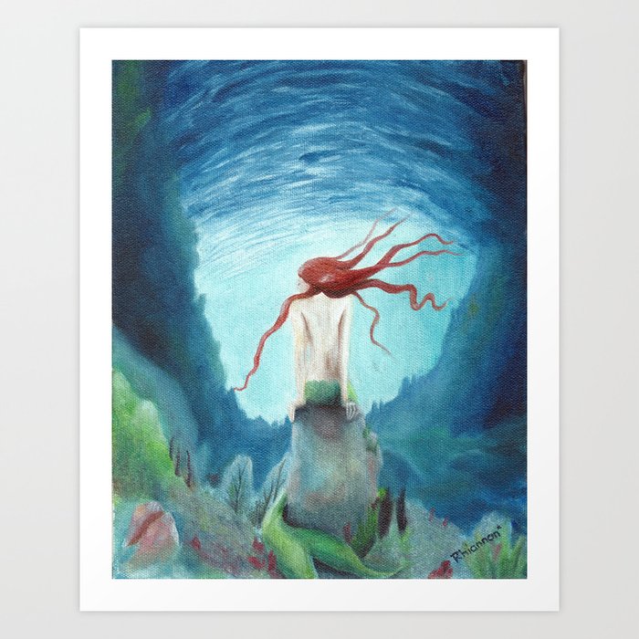 Dreamy Mermaid Art Print