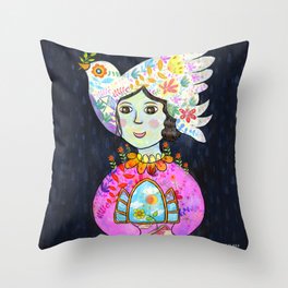 Hope and Peace Throw Pillow