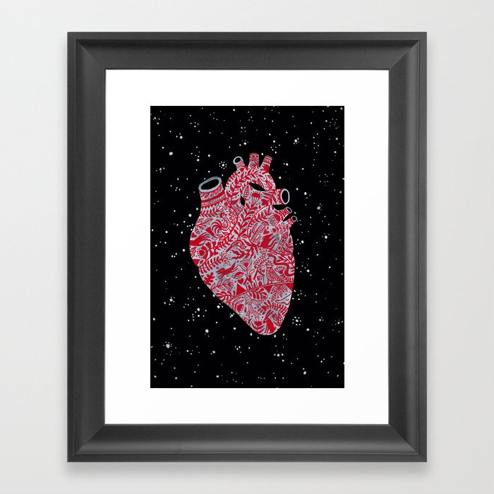 Lonely hearts Framed Art Print