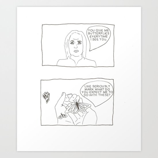 Butterflies Art Print