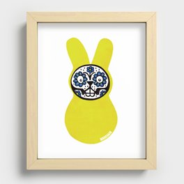 Dia de los Bunny Recessed Framed Print