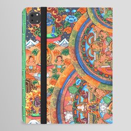 Triple Mandala Buddhist Art iPad Folio Case