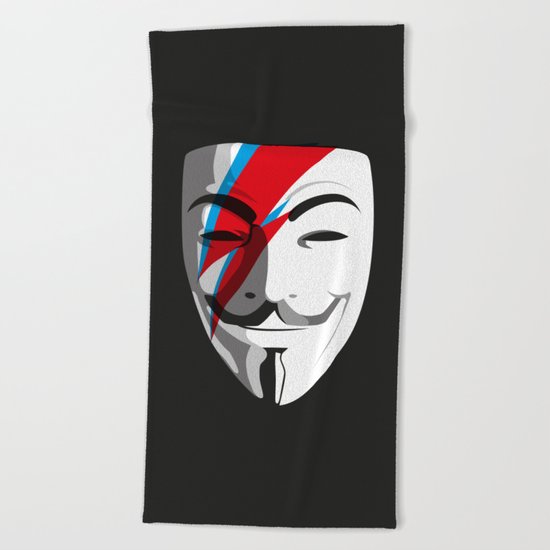 Who wants to be Anonymous? Let's be Fabulous! Viggy Starfawkes. Beach Towel