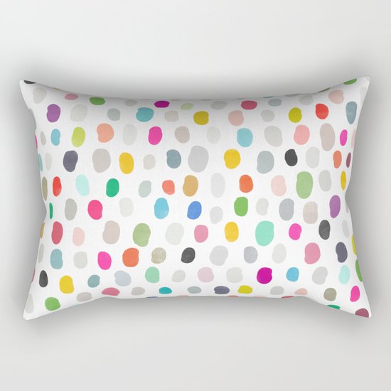 fava 5 sq Rectangular Pillow