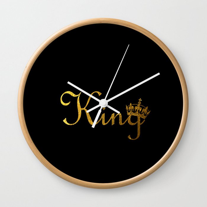 King Crown Wall Clock