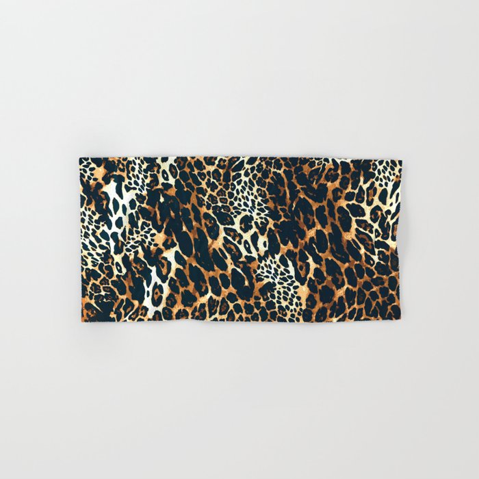 Leopard Spotted Animal Print Hand & Bath Towel