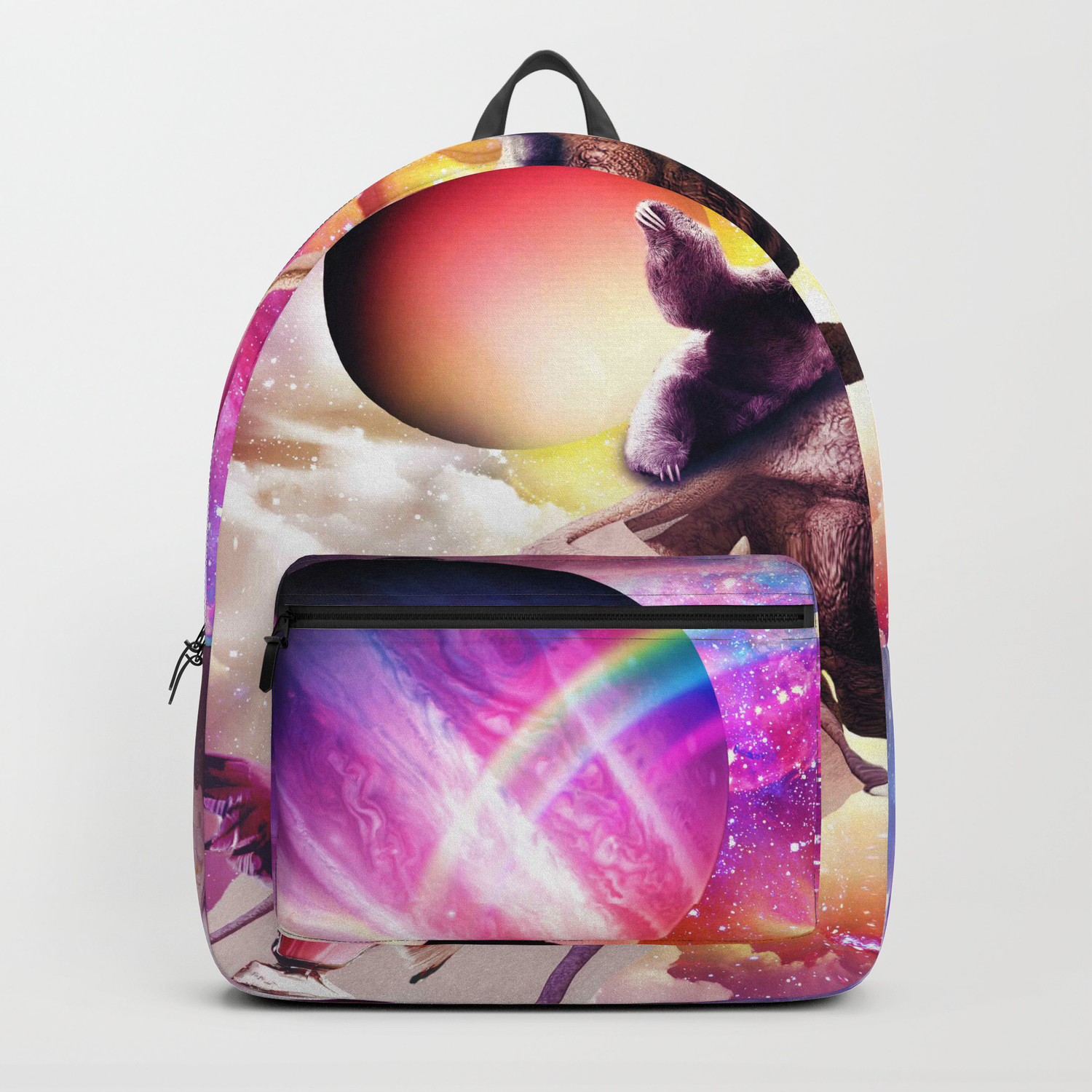 rainbow sloth backpack