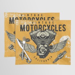 VINTAGE MOTORCYCLE Placemat