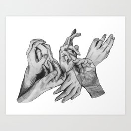hands Art Print