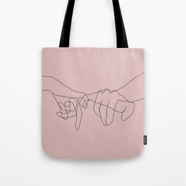 Blush Pinky Tote Bag