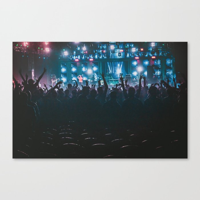 Concert - Performance - Music - Festival - People - Show. Little sweet moments. Canvas Print