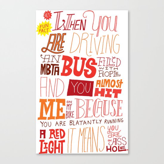 MBTA: Fun Fact! Canvas Print