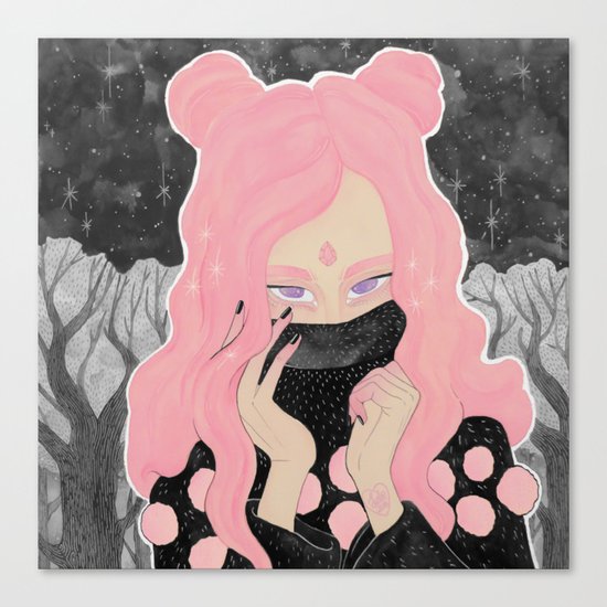 Pink Wicked Canvas Print