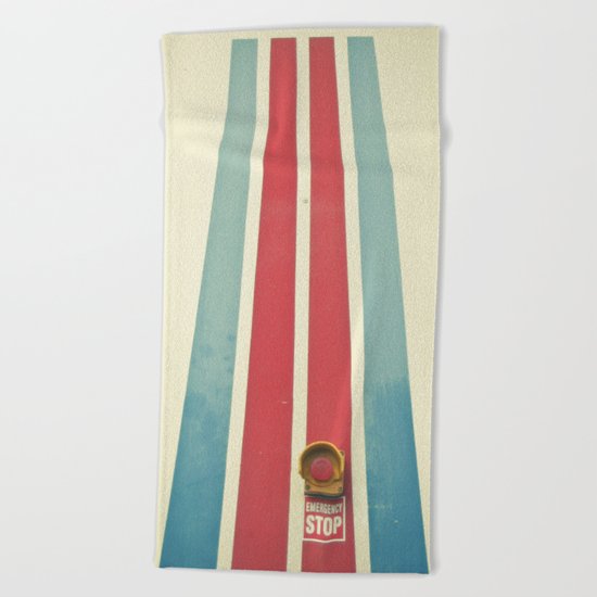 Emergency Stop Beach Towel