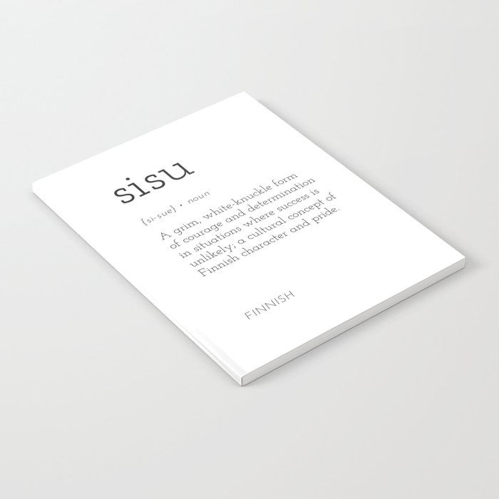Sisu Definition Notebook