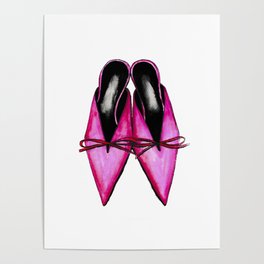 Pink Mules Poster