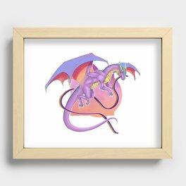 Pride dragon Recessed Framed Print