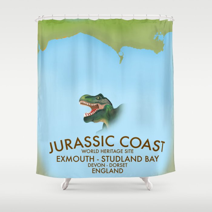 Jurassic Coast Southern England. Shower Curtain