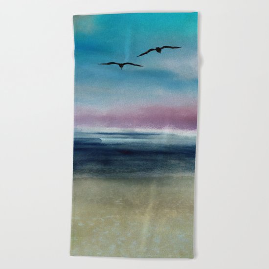 Ocean Landscape Beach Towel