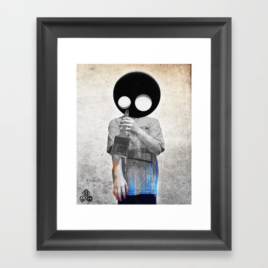 desaturate Framed Art Print