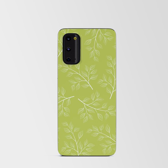 Spring Leaf Botanical Print Android Card Case