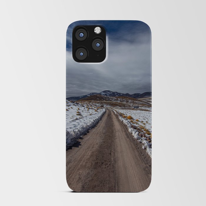 Snow Desert Path iPhone Card Case