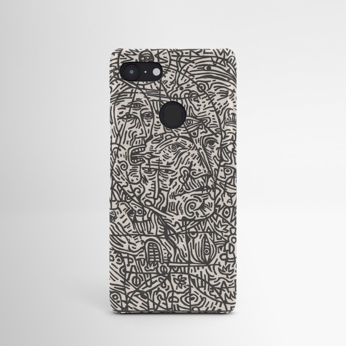 Jesse James. Print of a linocut. Android Case