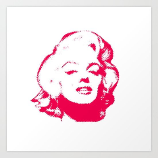 MARILYN POP Art Print