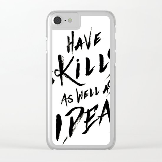 have Skills as well as ideas Clear iPhone Case