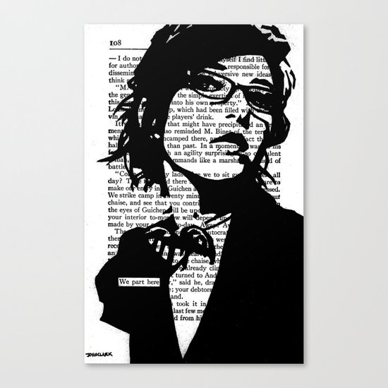 We Part Here Canvas Print