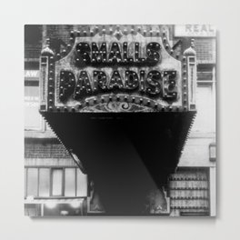 African American Harlem Renaissance 7th Ave Smalls Paradise Nightclub black and white photography Metal Print