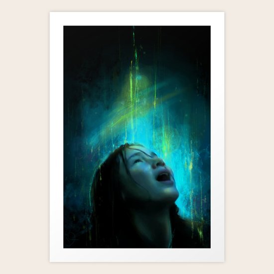Relief Art Print