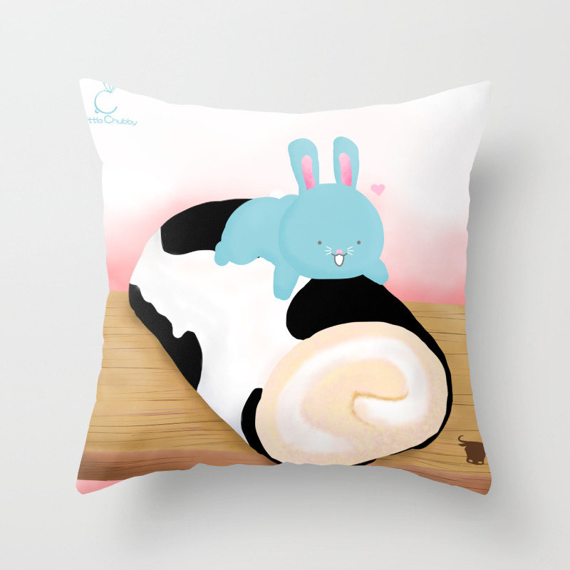 Esurient Rabbit Throw Pillow By Harmonychan Society6