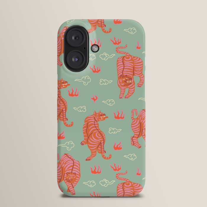 iPhone・スマホケース Society6 Girly Whimsical Cats aztec floral stripes pattern Girly Whimsical Cats aztec floral stripes pattern