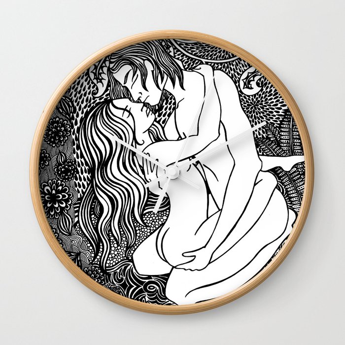 wrapped up in you Wall Clock