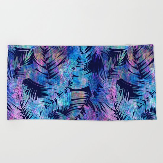 Waikiki Tropic {Blue} Beach Towel