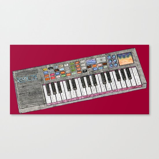 rock on Canvas Print