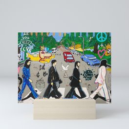 Abbey Rock Beatle Mini Art Print