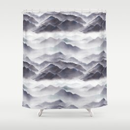 seamless mountains HC1062 Shower Curtain