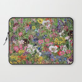 Botanical Bloom Nature Wildflower Laptop Sleeve