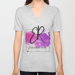 Logo for author Emerson Rose V Neck T Shirt