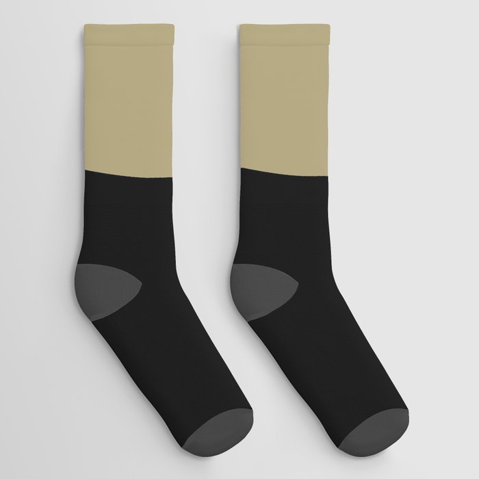 Number 0 (Sand & Black) Socks